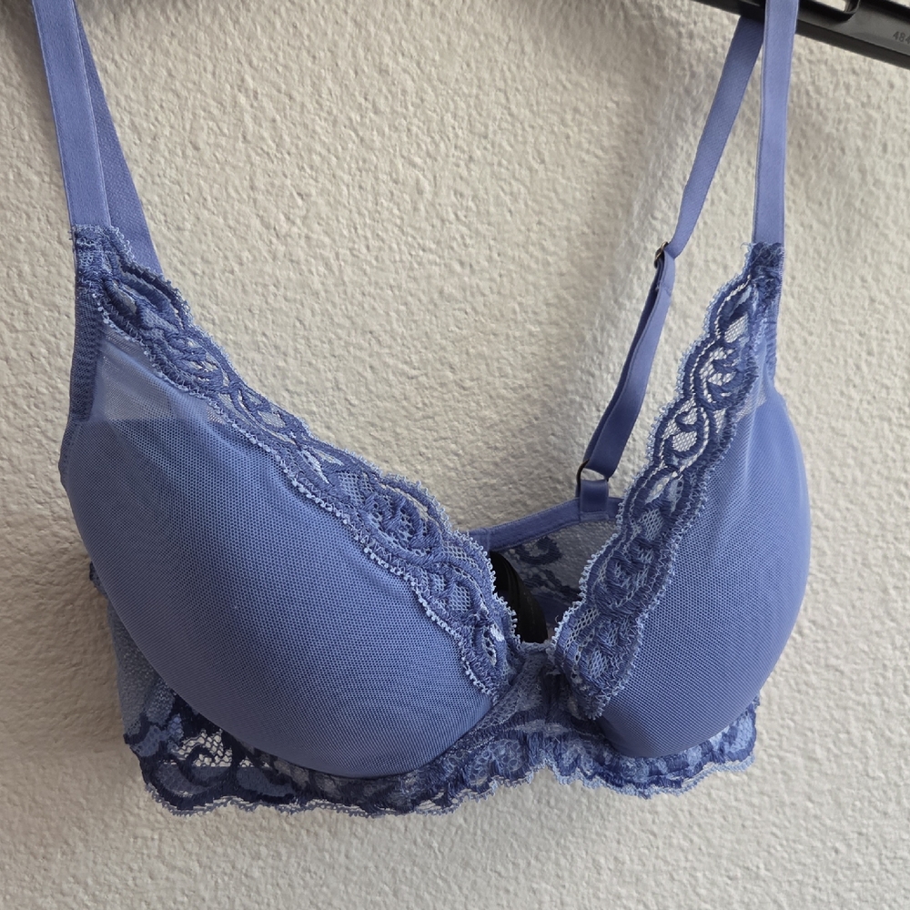 Natori Lace Accented Lavender Bra